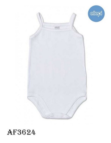 Ellepi body bebe tirante fino liso AF3624