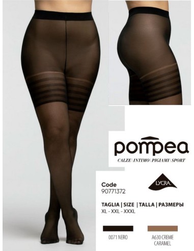 Pompea panty mujer anty rozamiento tallas especiales puntera invisible reforzada 20DEN 90771372