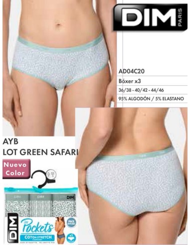 Dim pack 3 Culotte chica algodón stretch AD04C20