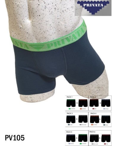 Privata pack de 2 boxer hombre PV105