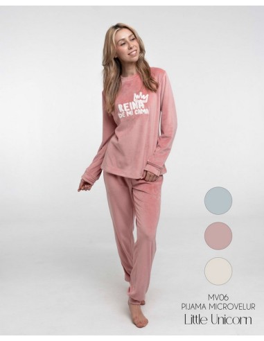 Litttle big pijama mujer microvelour termico MV06