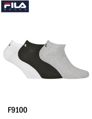 Fila pack de 3 calcetines unisex invisible F9100