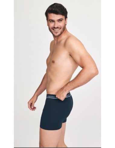 Don algodon pack de 2 boxer de  hombre liso PB07