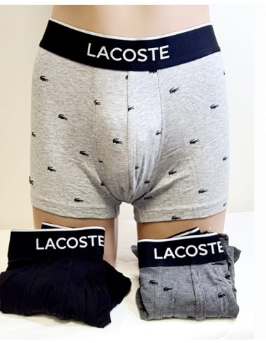 Lacoste pack 3 boxer cro. estampados goma vista 5H3411