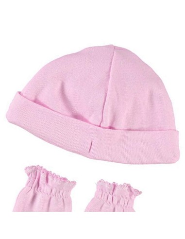 Babidu conjunto bebe de gorro y manoplas 9288