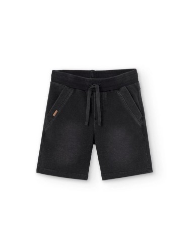 Boboli bermudas felpa denim elástica de niño  590352