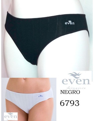 Even braga bikini 95% algodon licra desagujado. 6793