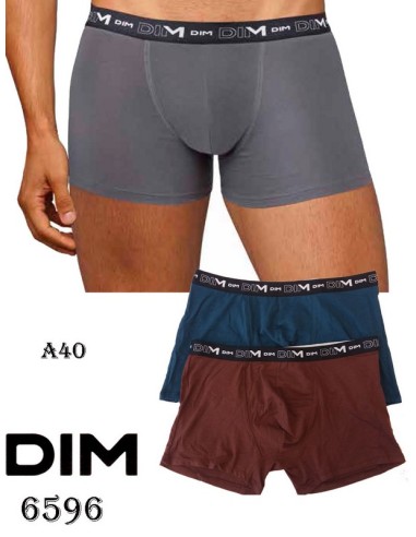 Dim pack 2 boxer cro.goma vista algodon elastico 6596