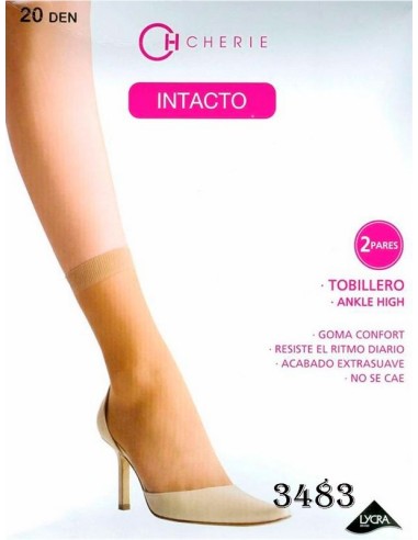 cherie pack 2 pares tobillero "In-Tacto" 20 den. 3483