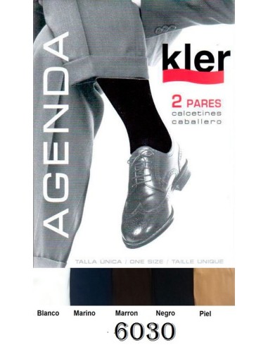 Kler caja 2 pares ejecutivos espuma 40 den 6030