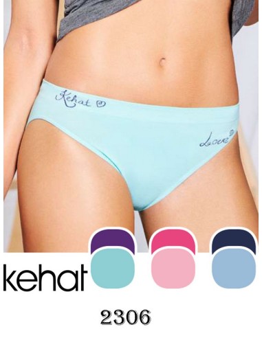 Kehat pack 2 bragas bikini sin costuras 80% algodon  2306