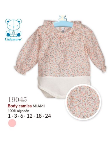 Calamaro body camisa bebe combinado miami 19045