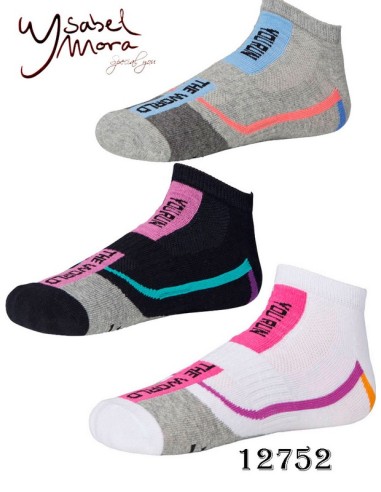 Ysabel mora pack de 3 calcetines mujer deportivo invisible 12752