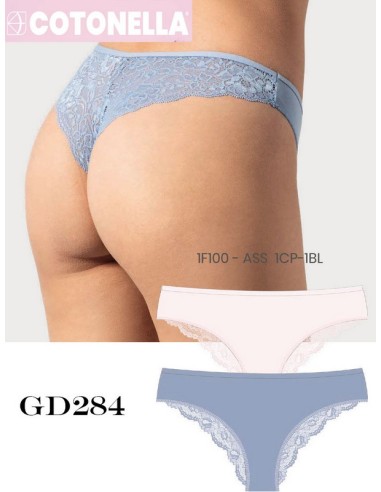 Cotonella pack de 2 bragas brasileira mujer GD284