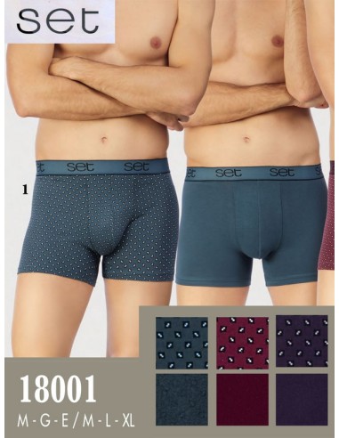 Set  pack 2 boxer hombre estampado "corbatero" 18001