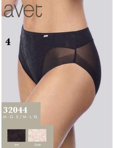 Avet braga mujer jacquard "efecto tanga" 32044