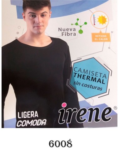 Ierne camiseta cro. afelpada termal sin costuras 6008