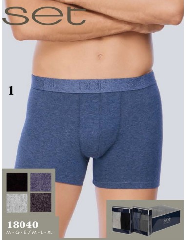 Set pack de 2  boxer hombre set vigo 18040