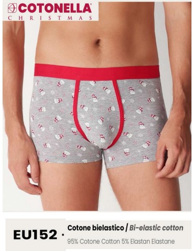 Cotonella boxer hombre estampado navidad EU152