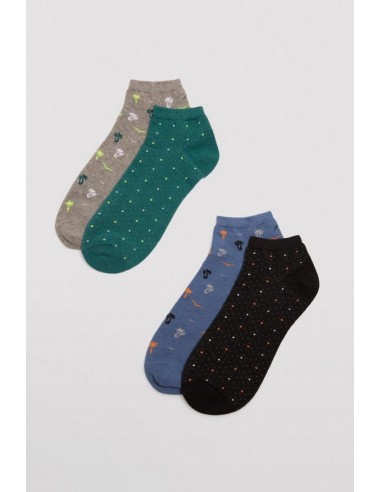 Isabel mora pack de 2 calcetines invisible hombre  22907