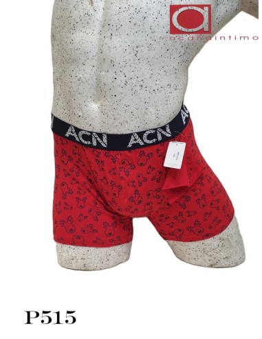 Acana boxer hombre con goma vista navidad reno-galleta P515