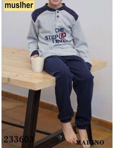 Muslher pijama niño punto milano felpa one step up 233603