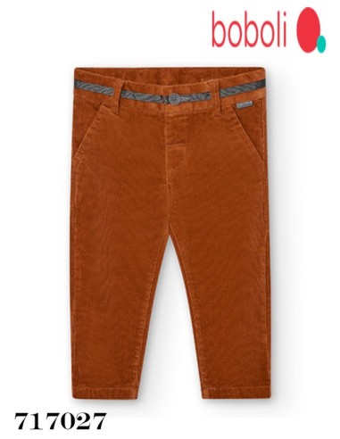 Boboli pantalón micropana de bebé niño -BCI 717027