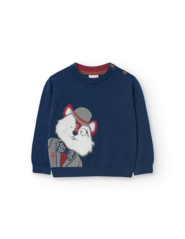 Boboli jersey tricotosa de bebé niño -bci AW24719007