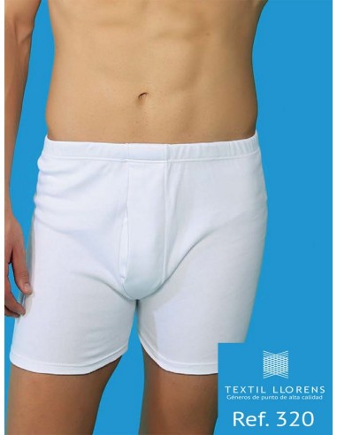 Textil llorens boxer corto  clasico afelpado hombre 320